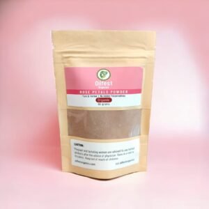 Rose petal powder